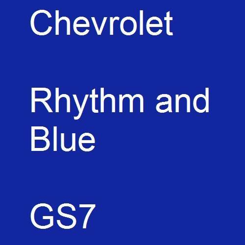 Chevrolet, Rhythm and Blue, GS7.